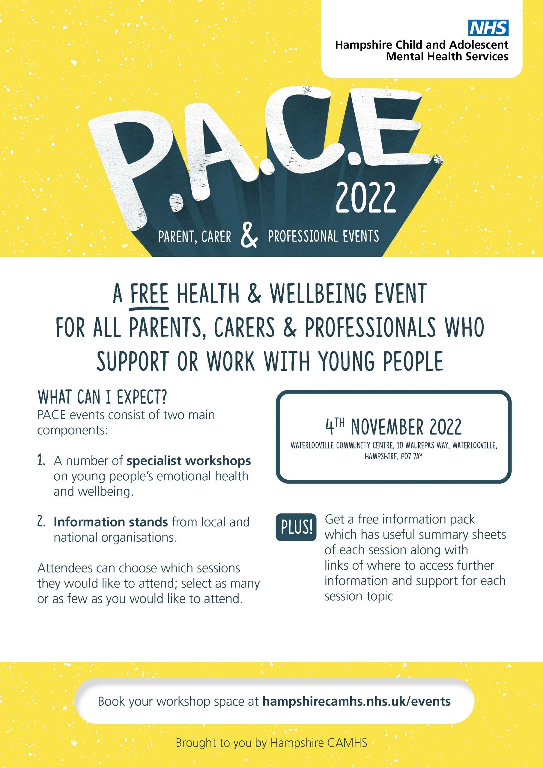 P.A.C.E Parent Carer and Professional Events 2022 Oaklands